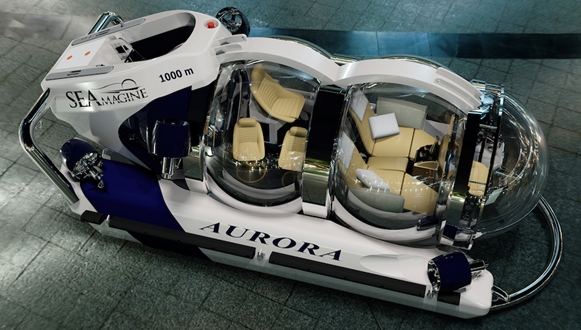 Image forSEAMAGINE UNVAILS NEW  6 PERSON PERSONAL SUBMARINE MODEL  FOR THE SUPERYACHT IND